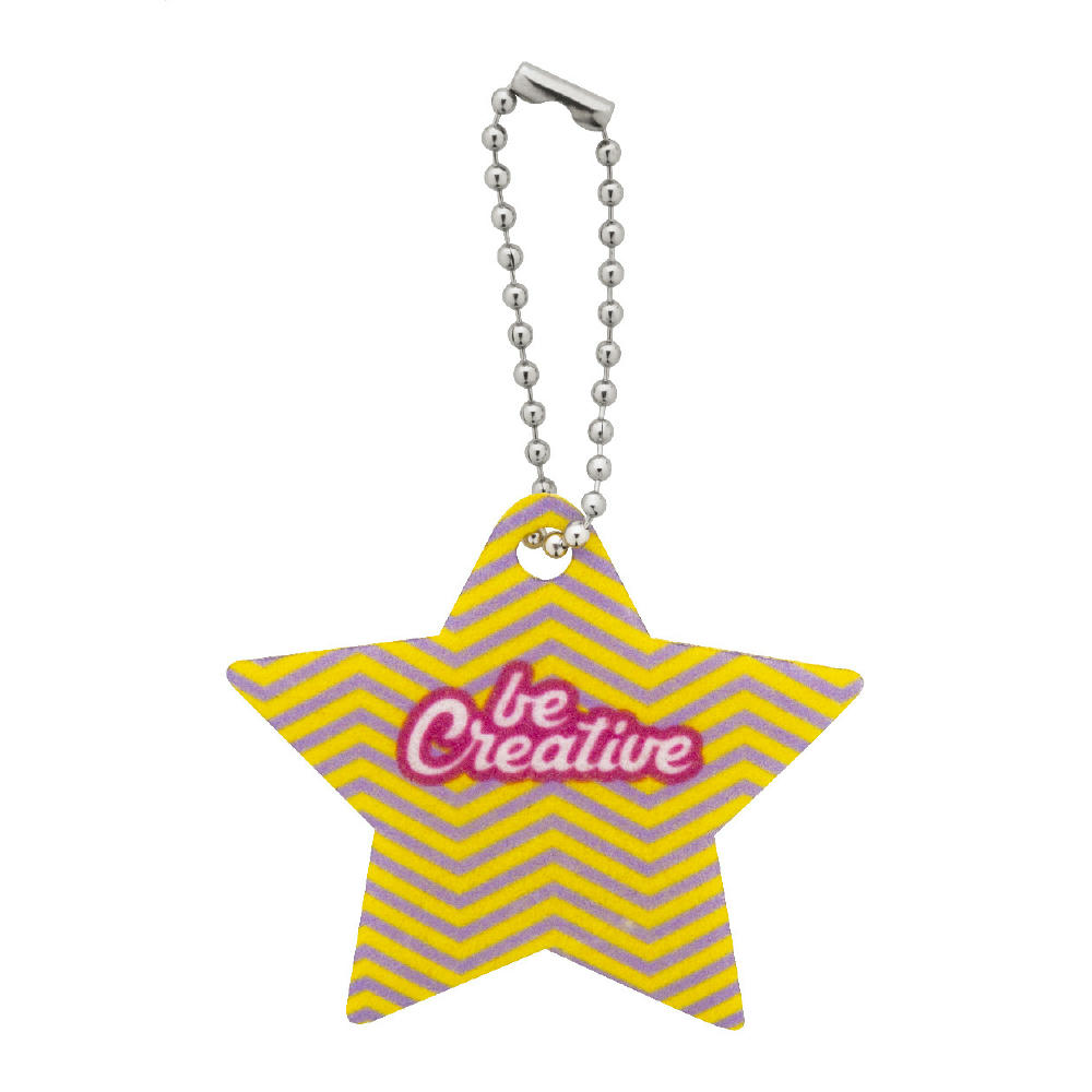 Product image Schlüsselanhänger Weihnachten, Stern CreaFelt Key Xmas Werbeartikel