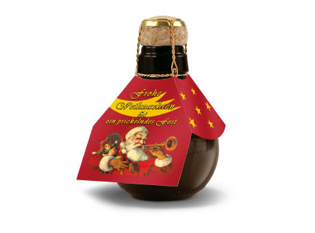 Product image Kleinste Sektflasche der Welt! Weihnachtsgruß - Ohne Geschenkkarton, 125 ml Werbeartikel