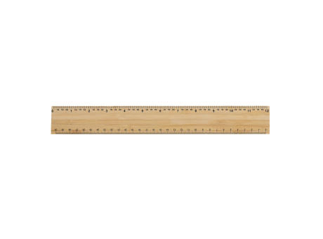 Timberson extra dickes 30cm doppelseitiges Bambuslineal bedrucken
