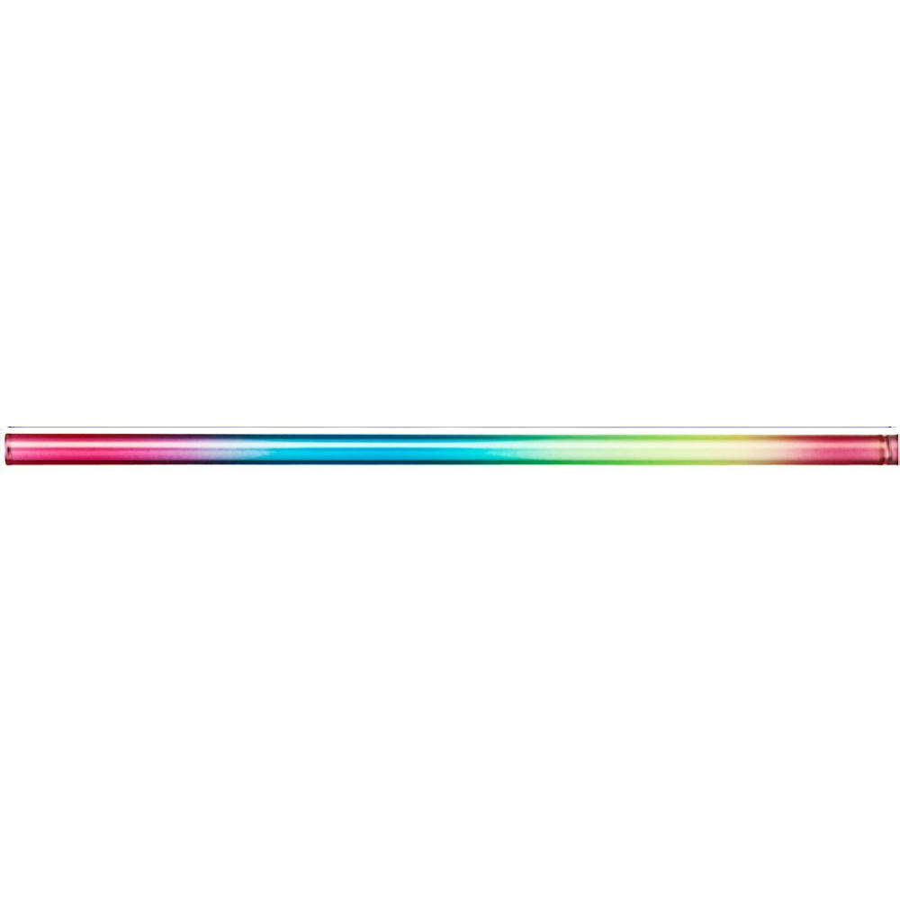 ecotaste - Trinkhalmbox 4er Glas regenbogenfarbig  -  Druck 4C  Werbeartikel
