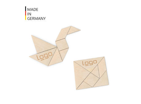 Product image Tangram Kreativ-Puzzle (FSC® zertifiziert) inkl. Baumwollsäckchen Werbeartikel