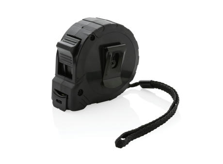 5m/19mm Maßband mit Stop-Taste aus RCS recycelt. Kunststoff bedrucken