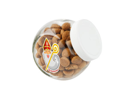 Kleiner Glaskrug 0.4L mit Ostern Schokolade Werbeartikel