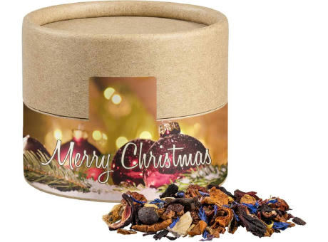 Christkindl Tee, ca. 25g, Kraftpapierdose Mini Werbeartikel