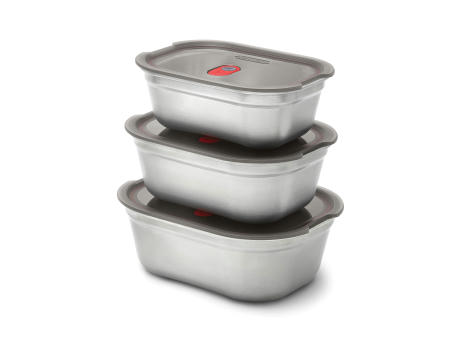 Black+Blum 3-tlg. Mealprep Box Set - klein, medium, groß Werbeartikel