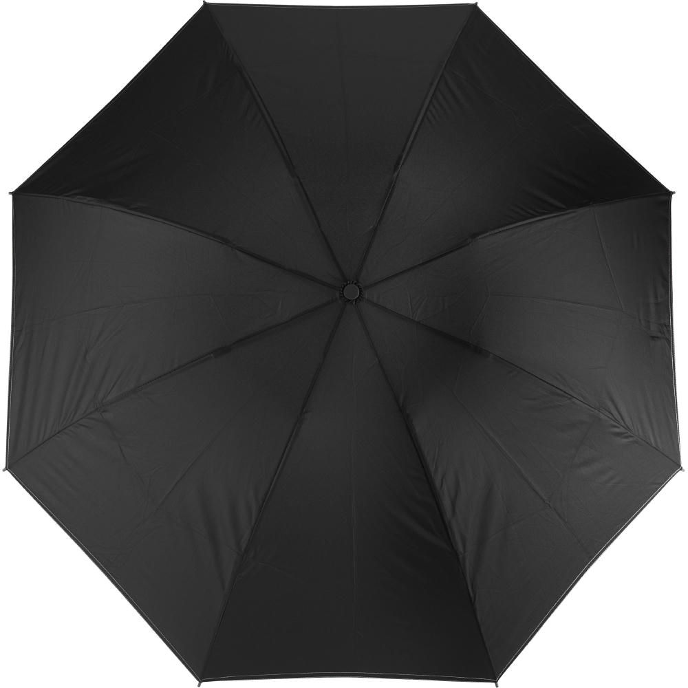 Reversibler Taschenschirm aus Pongee Kayson Werbeartikel