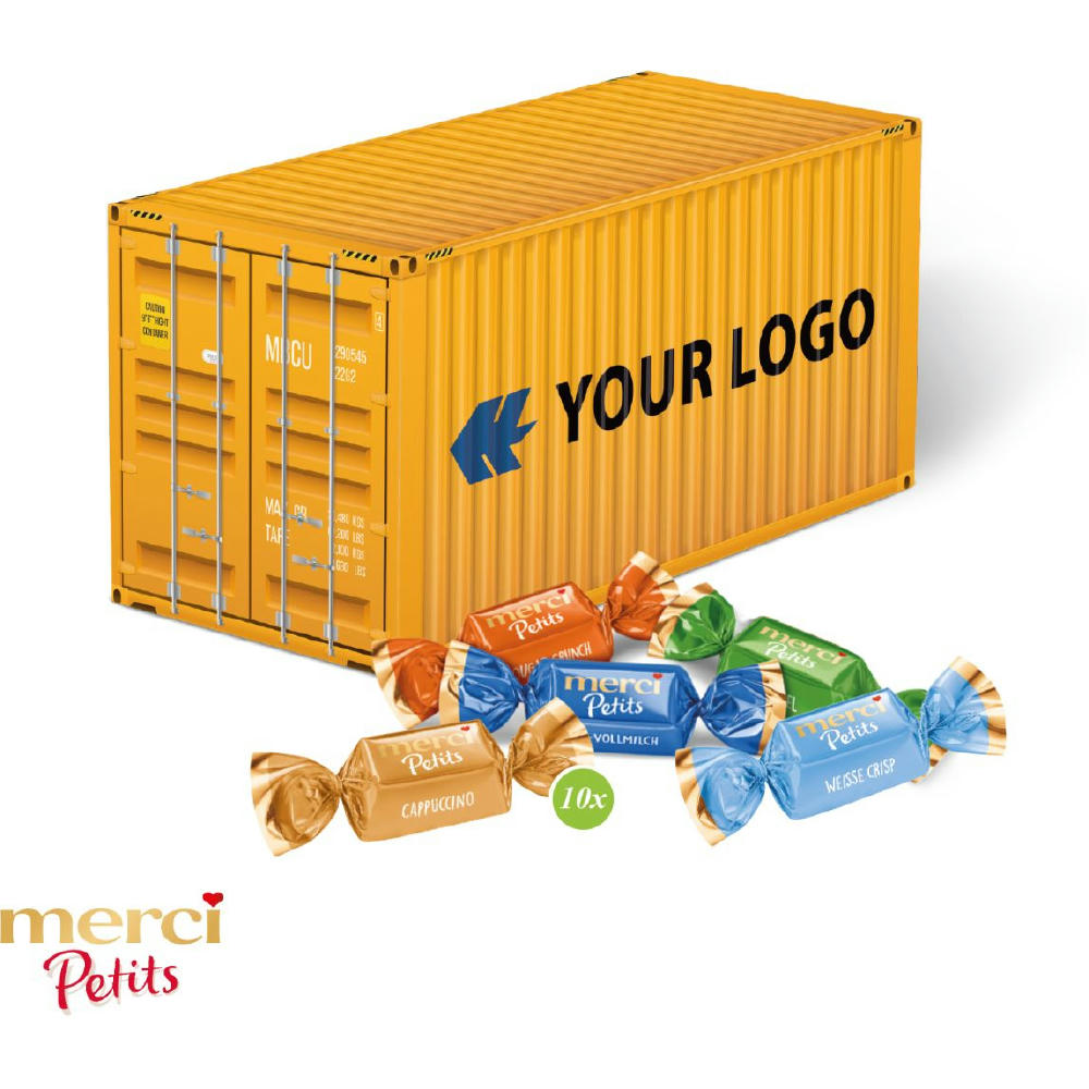 Product image 3D Präsent "Container" mit Merci Petits Werbeartikel