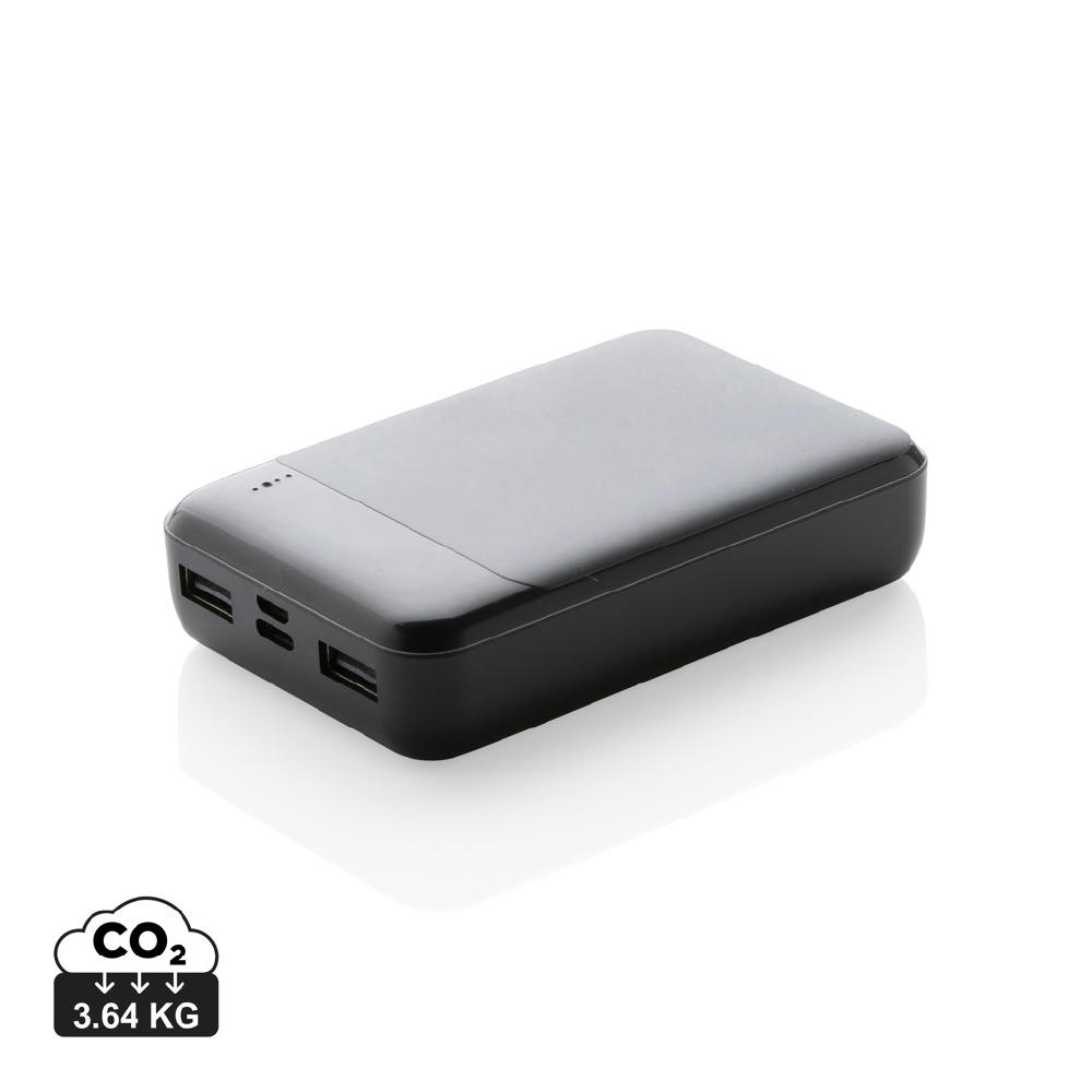 Product image 10.000 mAh Powerbank aus RCS Standard recyceltem Kunststoff Werbeartikel