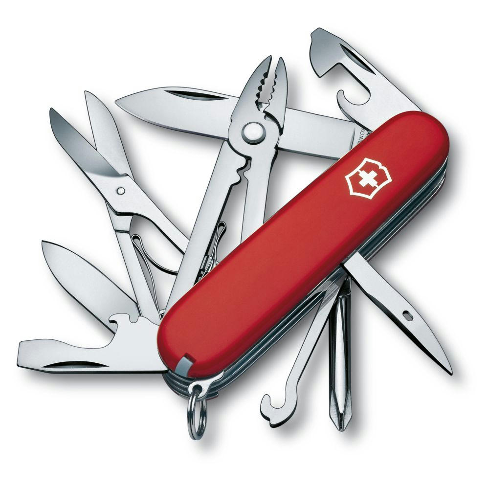 Product image Victorinox Taschenmesser Deluxe Tinker 91 mm rot klassisches Werbemittel mit Zange