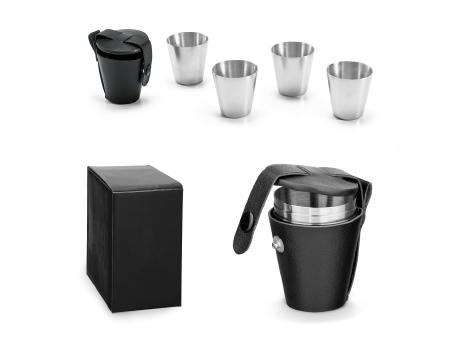 HIMALAYAS. Set mit 4 Edelstahlbechern 25 mL Werbeartikel
