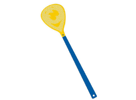 Griff blau, Klatsche gelb