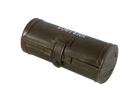 Schuhputzset in Kunstleder-Rolle Mario Werbeartikel