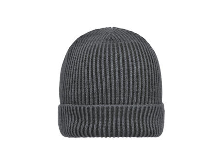 Product image Ribbed Beanie - Aparte Strickmütze mit Krempe Werbeartikel