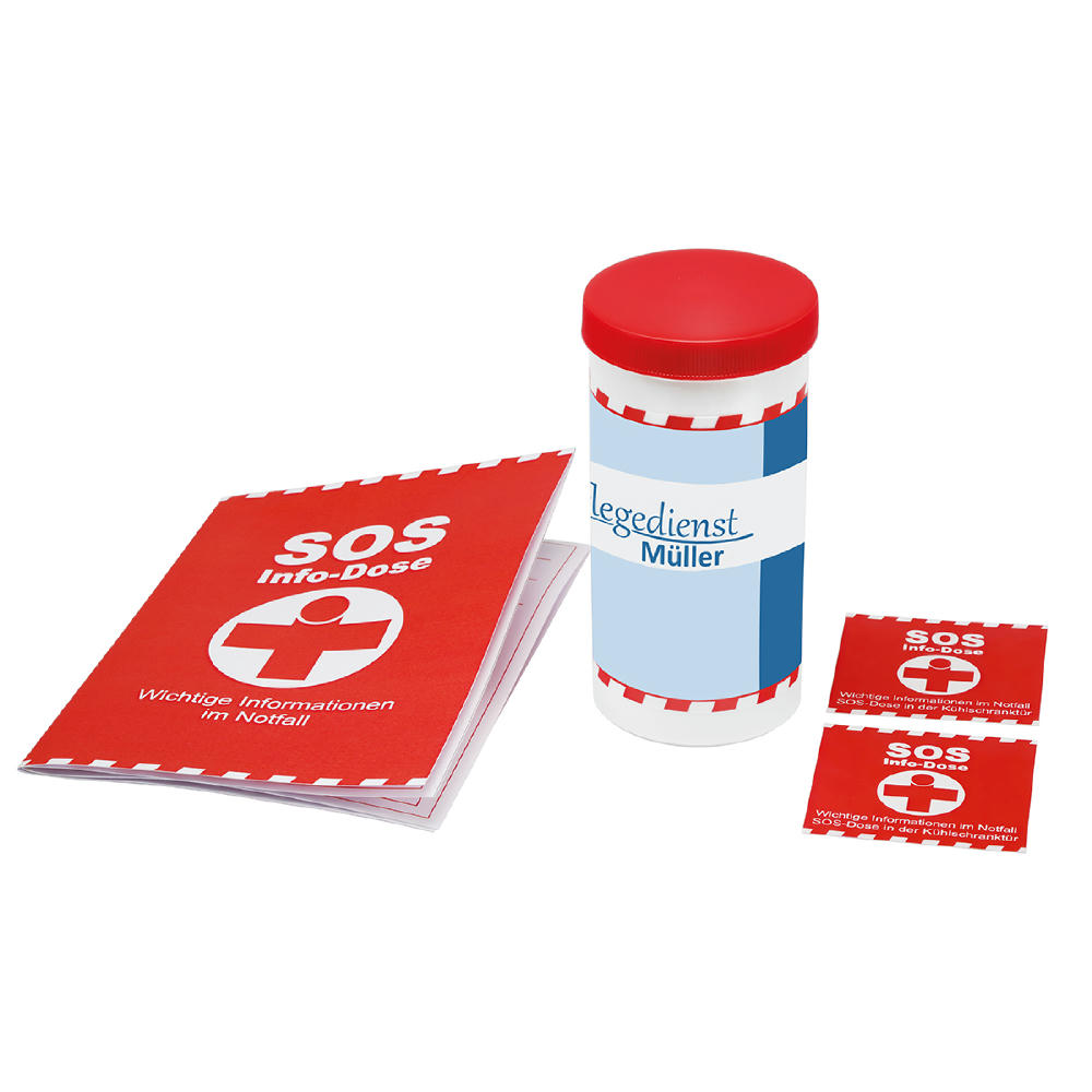 Product image SOS-Info-Dose Werbeartikel