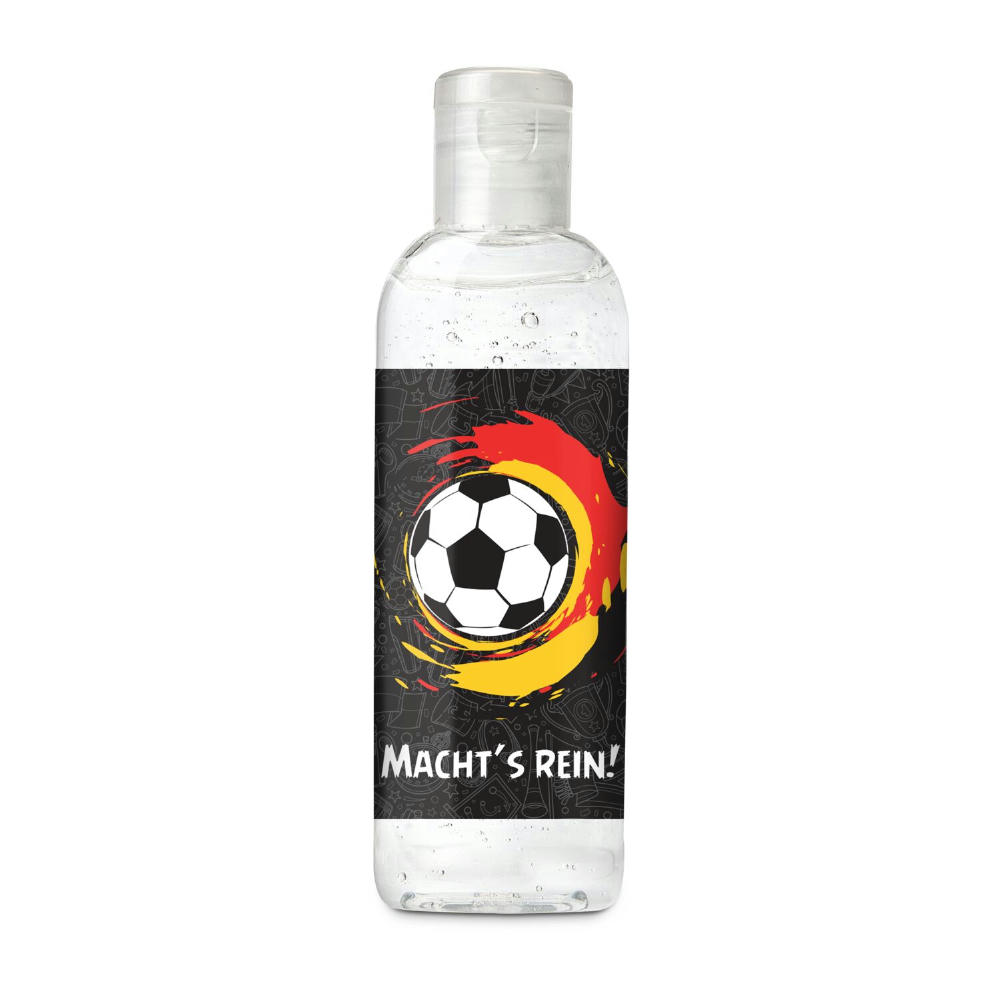 Product image Handreinigungsgel Macht's Rein, 100 ml für Fußballdeutschland-Fans Werbeartikel