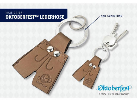 TROIKA Schlüsselanhänger OKTOBERFEST™ LEDERHOSE Werbeartikel