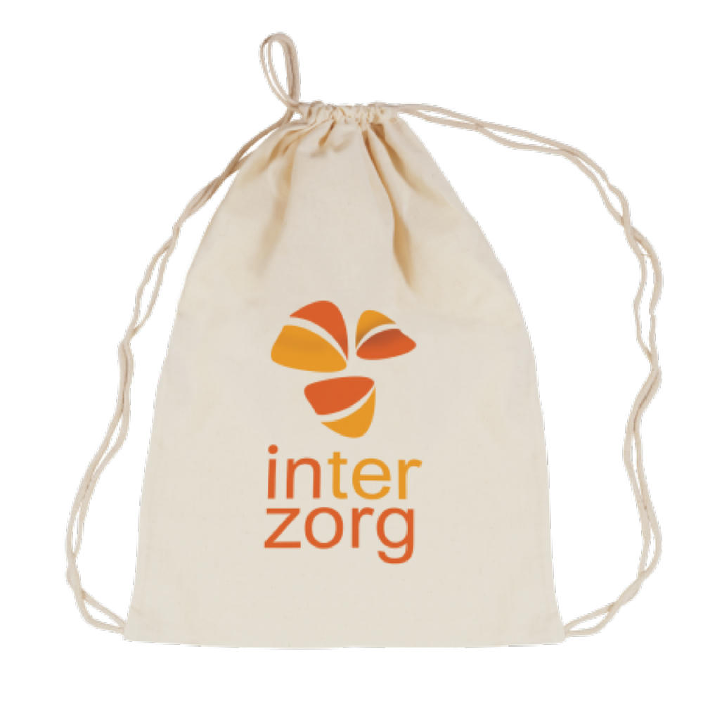 Product image Baumwoll Rucksack naturfarben 140 gr/m2 Werbeartikel
