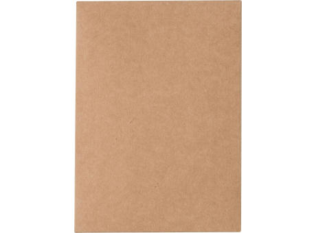 Cork-Line Notizbuch aus Kork und Leinen und Kugelschreiber aus Weizenstroh Kenzo bedrucken