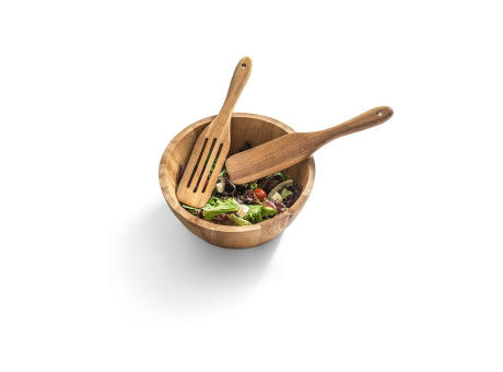 SAGE. Salatschüssel aus Cassiaholz Werbeartikel