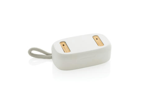 TWS-Ohrhörer aus recyceltem RCS-Kunststoff und Bambus Werbeartikel