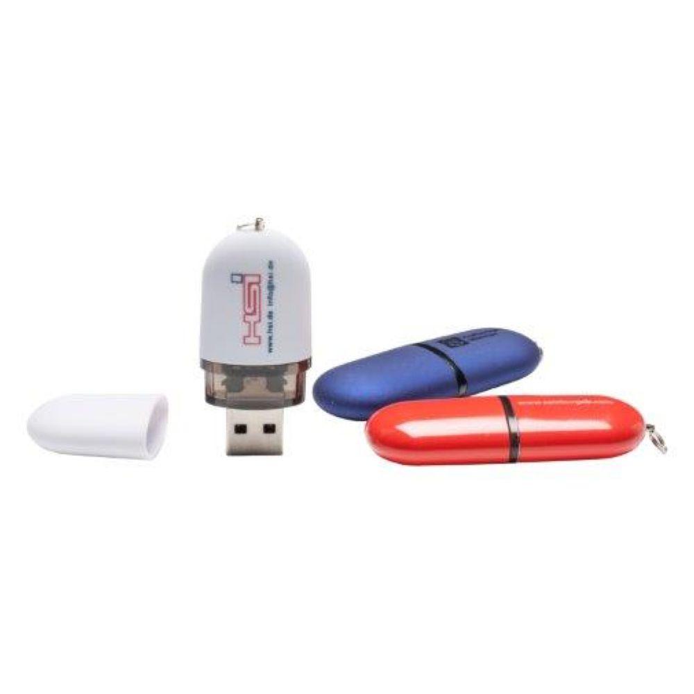 USB-Stick F11 USB 2.0 Flash Disk   1 GB Blau Werbeartikel