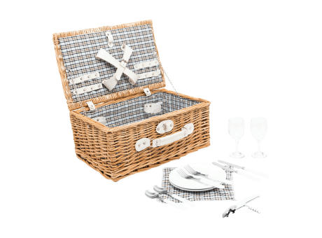 KINGS PARK - Weiden-Picknickkorb Werbeartikel