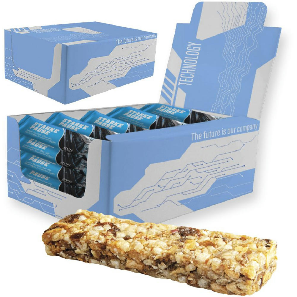 Product image Müsliriegel Multikorn-Apfel, 25 Stück, ca. 625g, Displaybox Maxi Werbeartikel