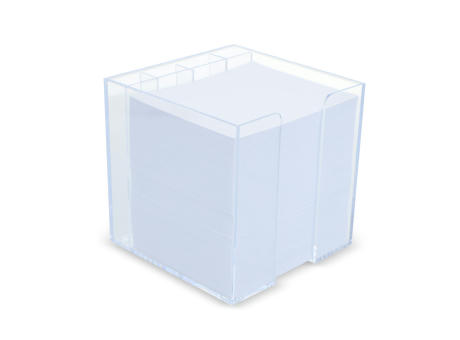 Notizzettel 10x10x10cm in Würfelbox mit Stifteköcher Werbeartikel
