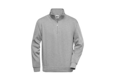 Workwear Half Zip Sweat - Sweatshirt mit Stehkragen und Reißverschluss bedrucken