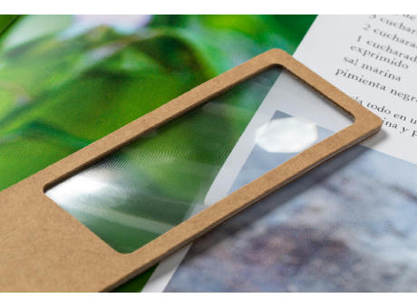 Lesezeichen mit Lupe Niffy Werbeartikel