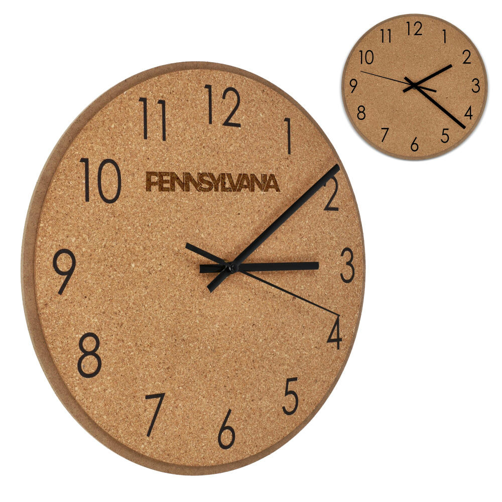 Product image Wanduhr aus Kork Werbeartikel