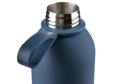 Doppelwandige Trinkflasche aus recyceltem Edelstahl (500 ml) Sena Werbeartikel