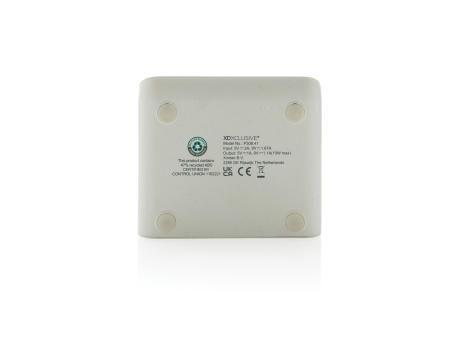 Ontario 10W Ständer aus Bambus & RCS recyceltem Kunststoff Werbeartikel