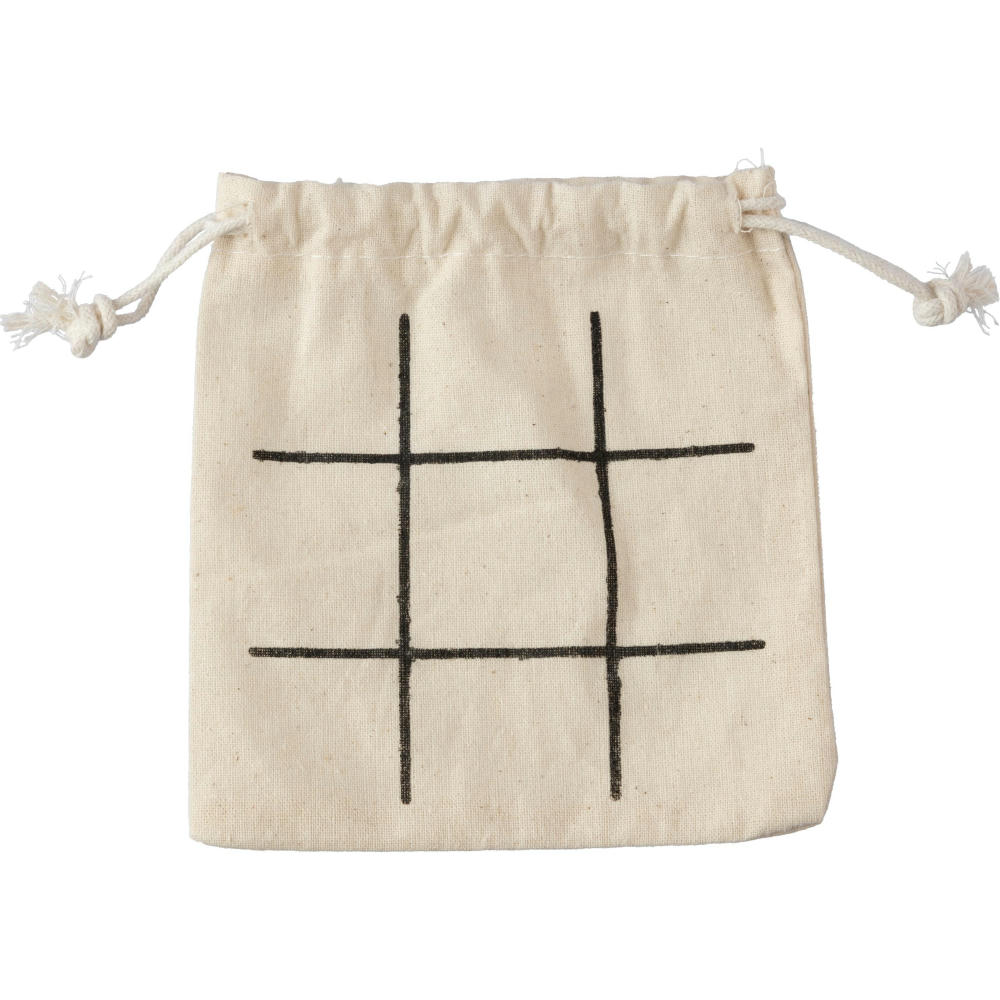 Product image Natürliches Holz-Tic-Tac-Toe-Spiel Waltraud Werbeartikel