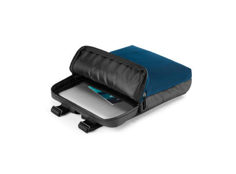 URBAN BACKPACK. 14''Laptop-Rucksack aus Softshell und Tarpaulin Werbeartikel