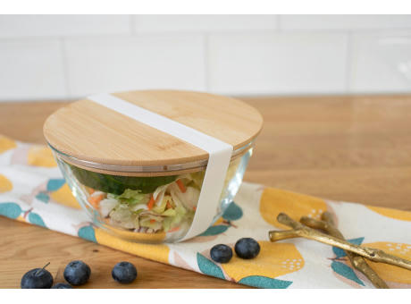 Salatschüssel aus Glas Isabeau Werbeartikel