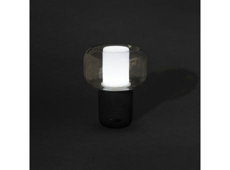 Lux 10W Lautsprecherlampe aus RCS recyceltem Kunststoff Werbeartikel