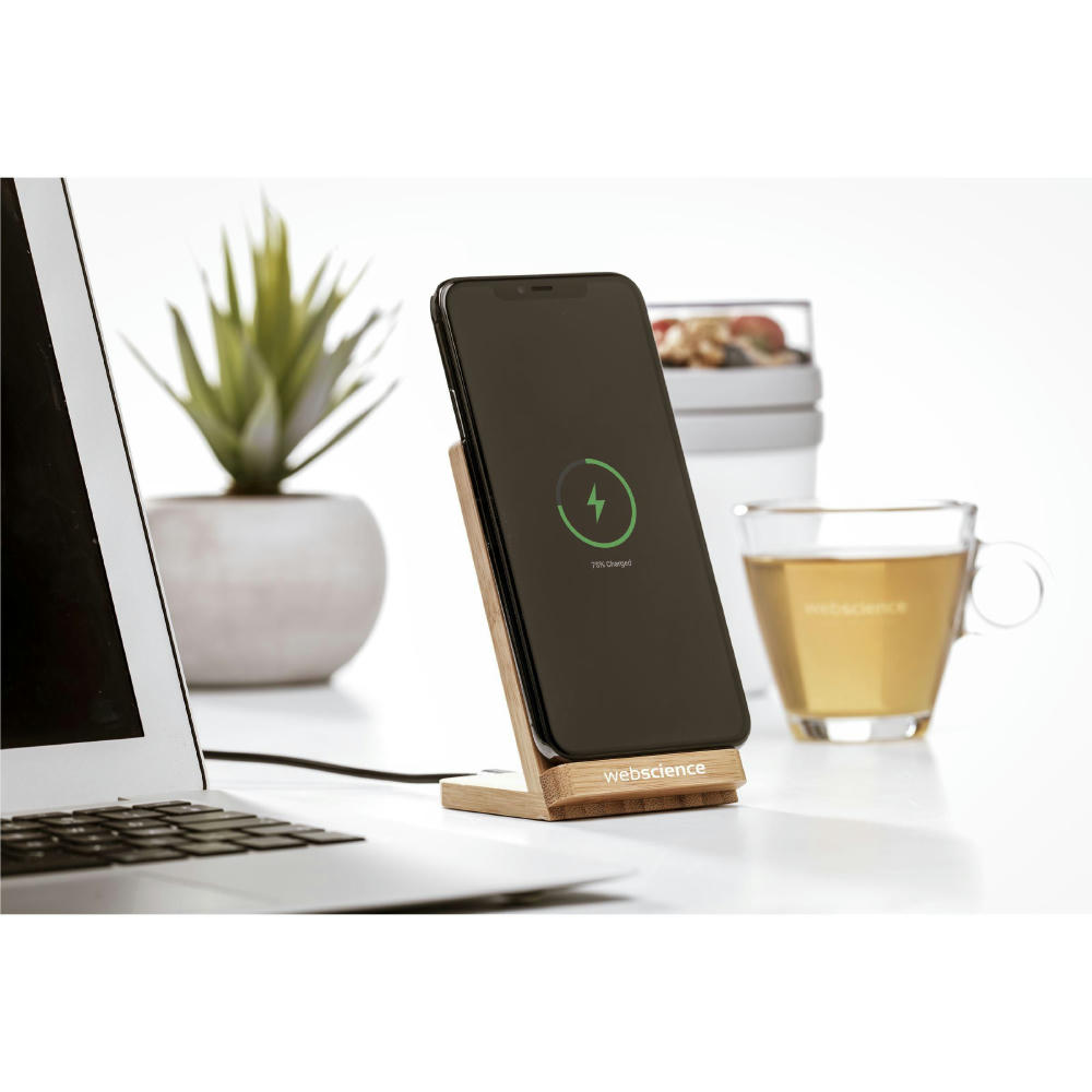 Baloo Wireless Charger Stand 15W Ladeständer Werbeartikel