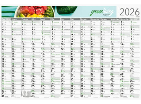 Product image Wandplaner Horizont Recycling Werbeartikel