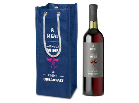 Product image FLORENZ - 1-er Flaschentasche mit Tragekordeln Werbeartikel