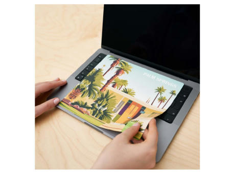 rPET GripCleaner® 4in1 Mousepad 23x20 cm, All-Inclusive-Paket  Werbeartikel