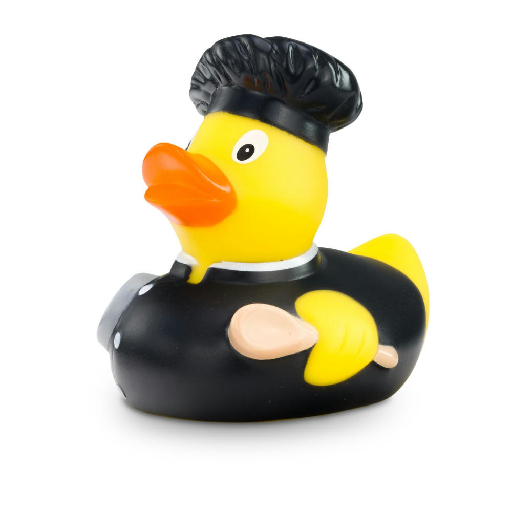 Product image Werbeente Bruno Bratpfanne Schwarz Werbeartikel