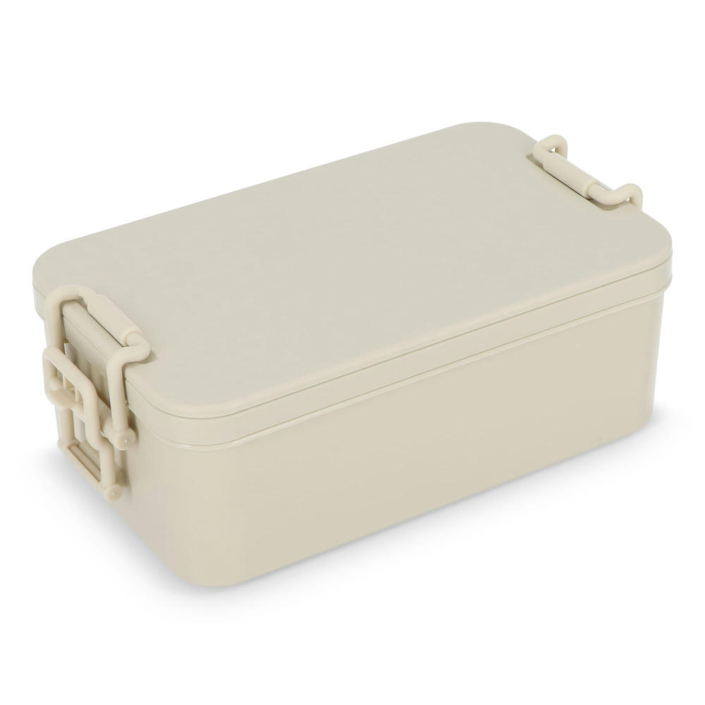 Doppelte Lunchbox mit Besteck Werbeartikel