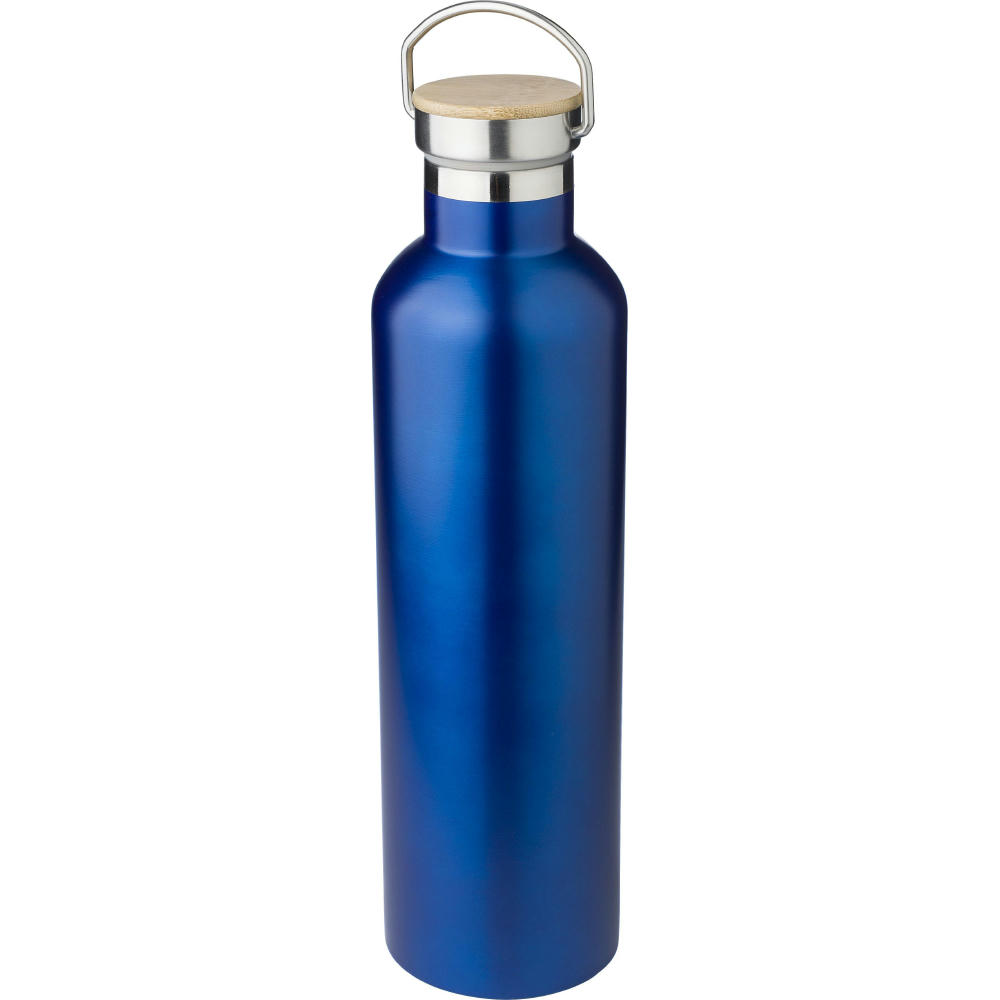 Doppelwandige Flasche aus Edelstahl Damien Werbeartikel