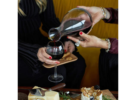 Sagaform Nature Weinkaraffe mit Korkstopfen 2 liter Werbeartikel