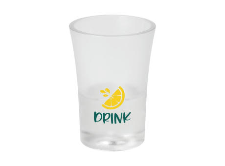 Schnapsglas "Frosted", 2 cl Werbeartikel