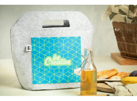 Individuelle RPET-Kühltasche CreaFelt Coolgrab bedrucken