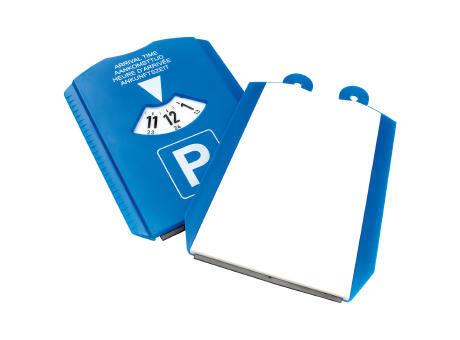 Parkscheibe DUO, 2 Chips inkl. 1c Werbedruck Werbeartikel