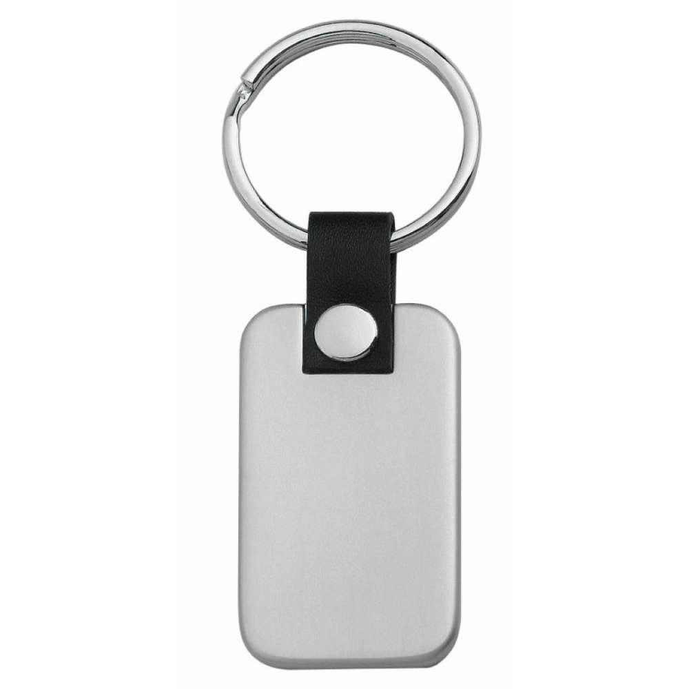 Product image Metmaxx® Schlüsselanhänger "RepresentativeMetal" silber Werbeartikel