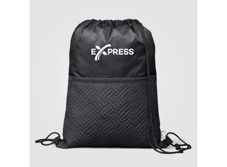 Sora Rucksack mit Kordelzug gesteppt aus recyceltem Material – 6 L Werbeartikel